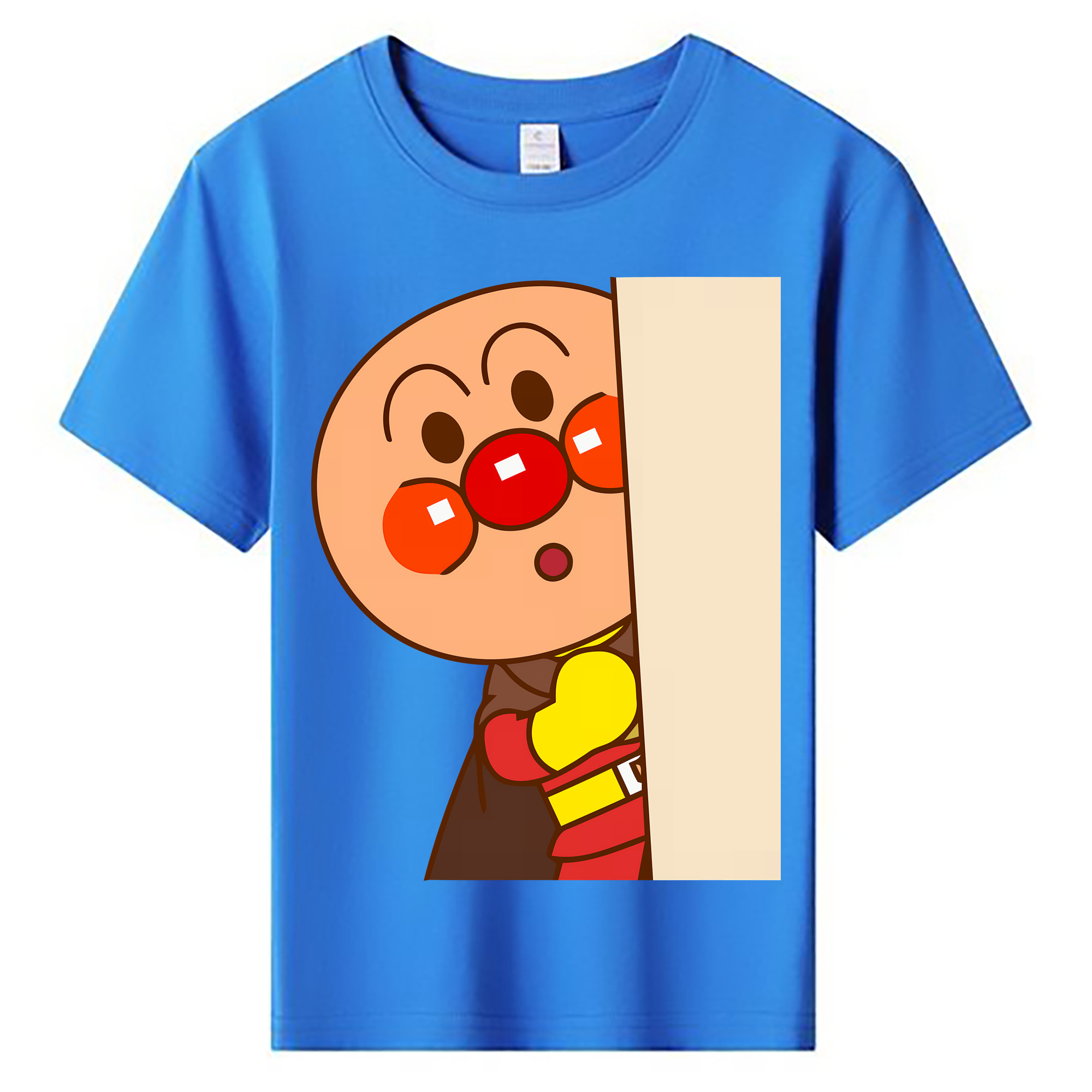 （画像用） アンパンマン Anpanman 綿100％キッズTシャツ（フロントプリント）